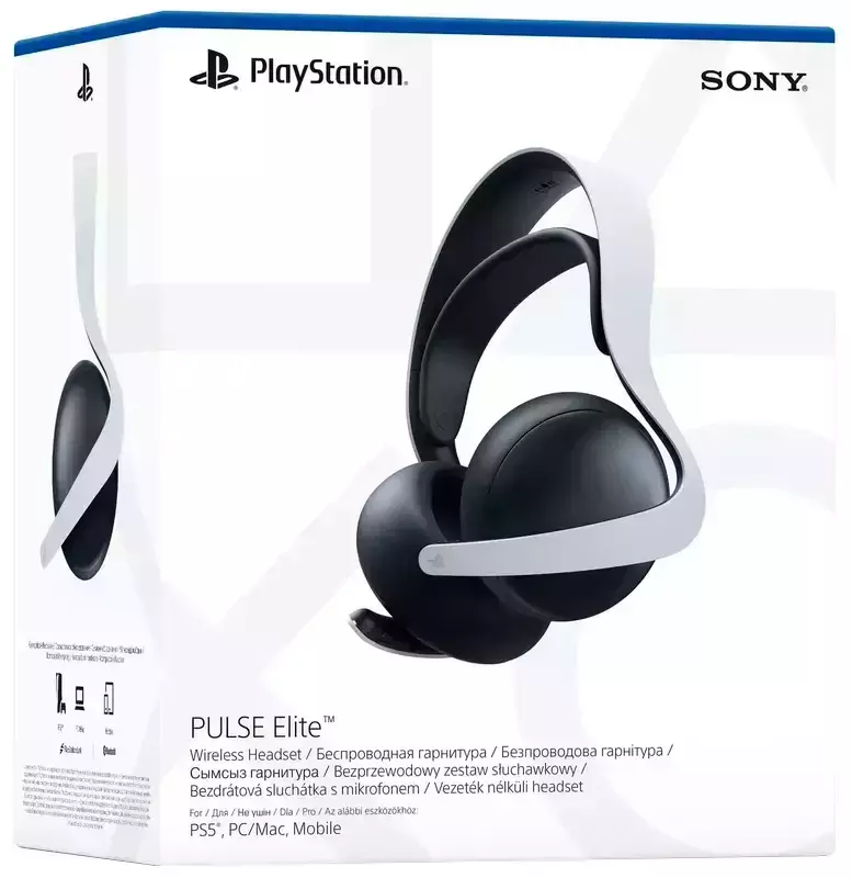 Гарнитура Sony PS5 Pulse Elite Wireless (White) фото