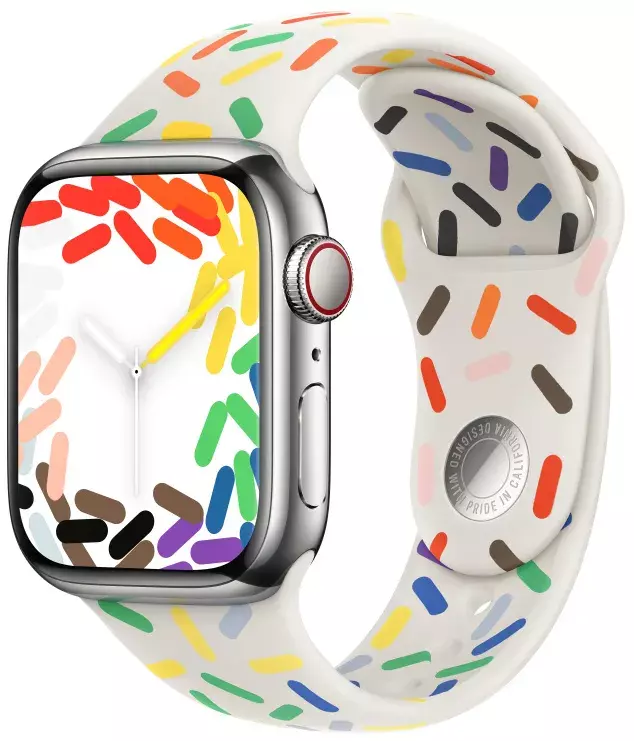 Ремінець для годинника Apple Watch 41mm Pride Edition SportBand - M/L (MUQ23ZM/A) фото