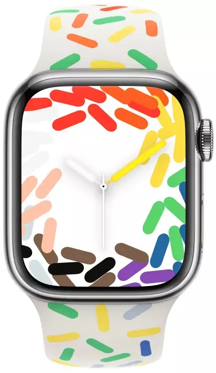 Ремінець для годинника Apple Watch 41mm Pride Edition SportBand - M/L (MUQ23ZM/A) фото