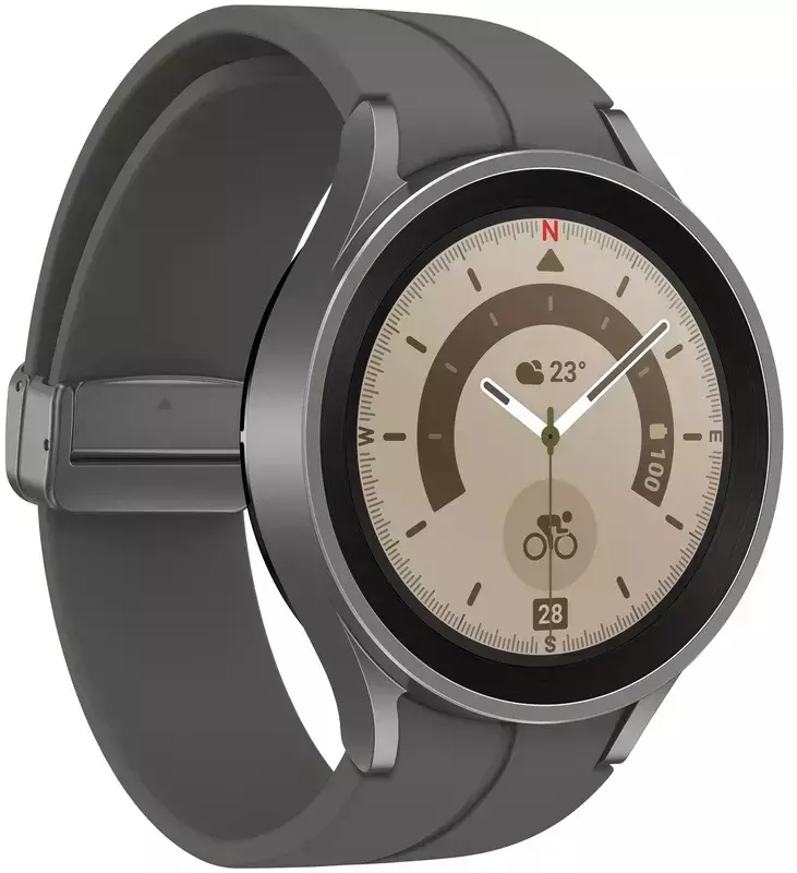 Смарт-часы Samsung Galaxy Watch5 Pro 45 mm (Titanium) SM-R920NZTASEK фото