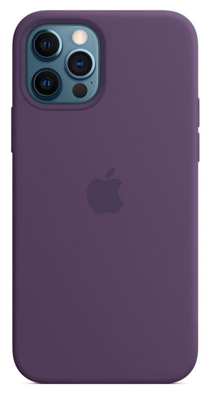 Чохол Apple Silicone Case with MagSafe (Amethyst) MK083ZM/A для iPhone 12 Pro Max фото
