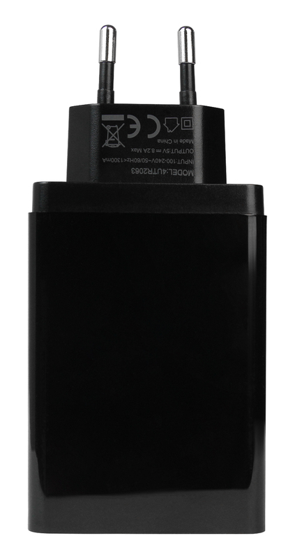 Універсальний мережевий ЗП BlackBox USB 4x (4UTR2063) 8.2A Black фото
