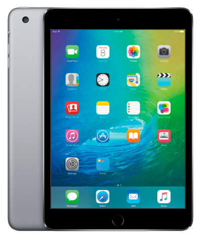 Apple iPad mini 4 64Gb WiFi Space Gray (MK9G2) фото