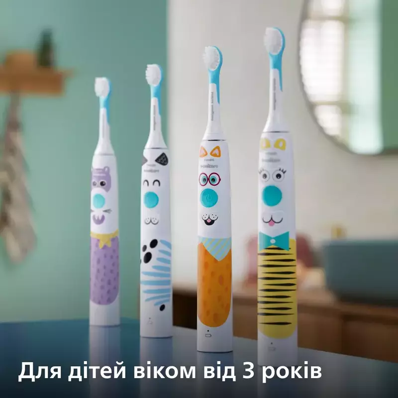 Електрична зубна щітка PHILIPS Sonicare For Kids HX3601/01 фото