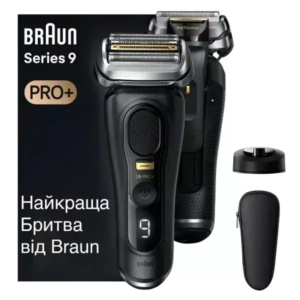 Електробритва BRAUN Series 9 Pro + 9510s black - фото - №1