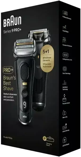 Електробритва BRAUN Series 9 Pro + 9510s black - фото - №9