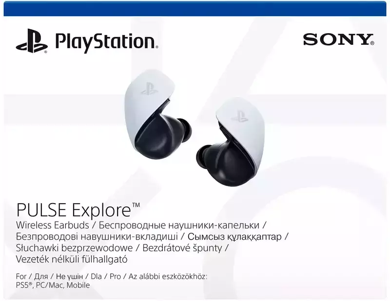 Гарнитура Sony PS5 Pulse Explore Wireless (White) фото