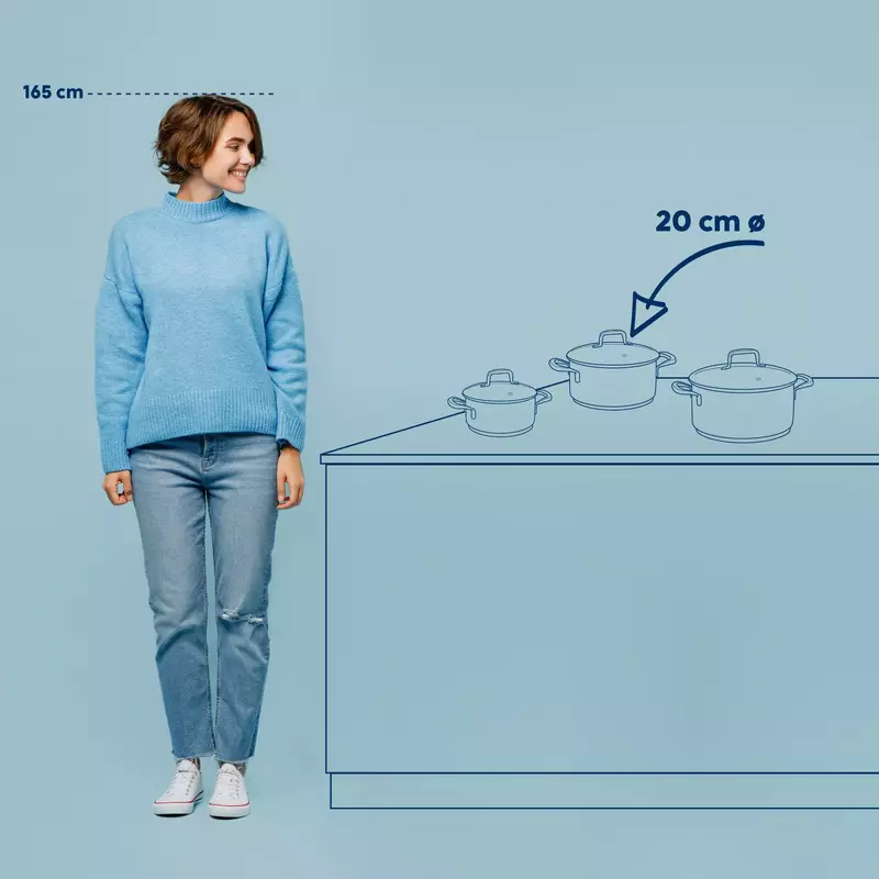 Каструля з кришкою KELA Flavoria, 20 см, 2,4 л (10172) - фото - №4