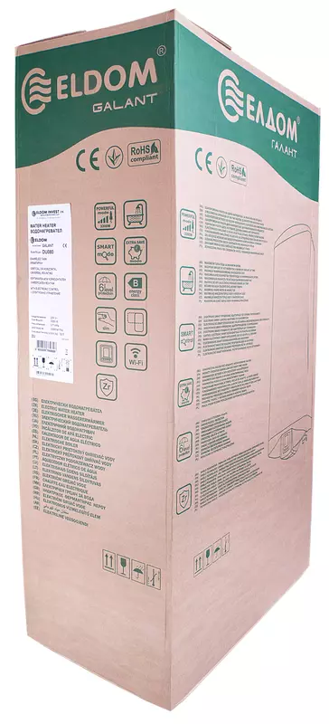 Водонагрівач Eldom GALANT DRY 80 3x 1000 W DV080D - фото - №6