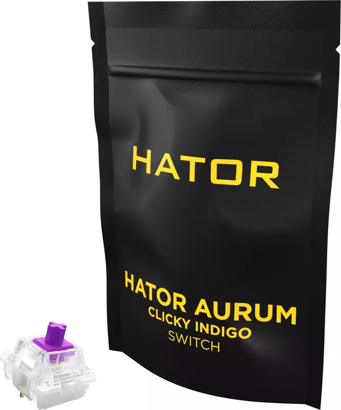 Комплект HATOR Aurum Indigo Switch 10шт. (HTS-185) фото