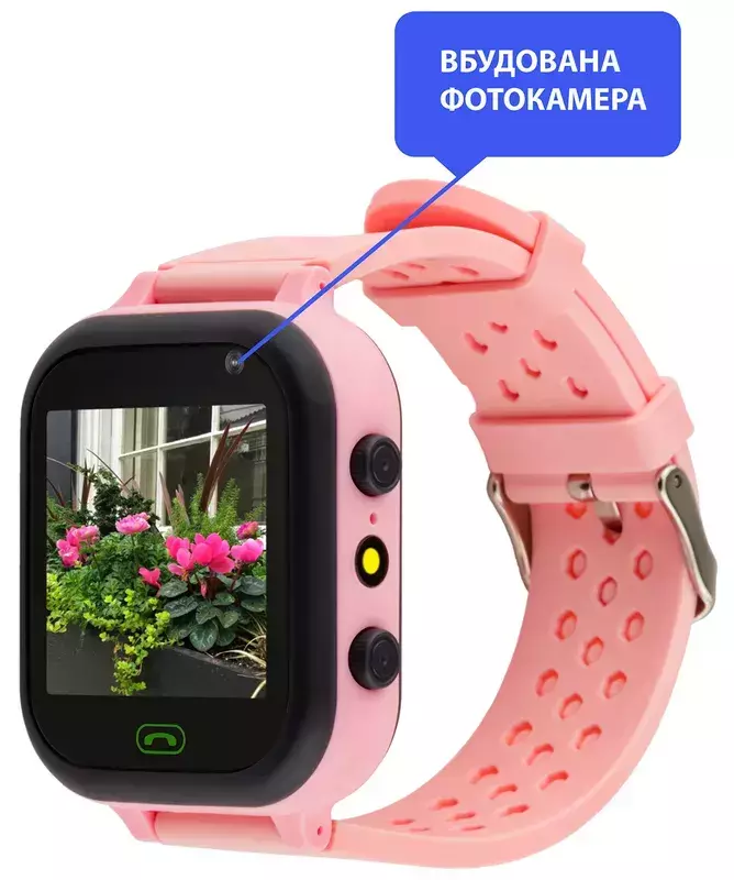 Смарт-часы для детей AmiGo GO009 Pink (Розовый) фото