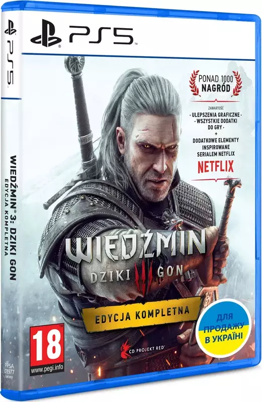 Диск The Witcher 3: Wild Hunt (Blu-ray) Complete Edition для PS5 фото