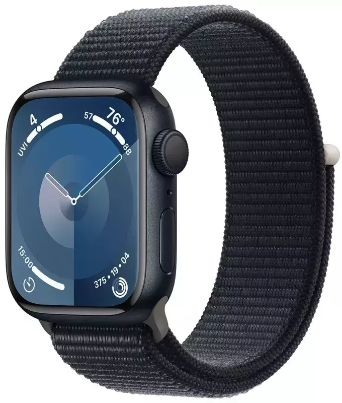 Apple Watch Series 9 41mm Midnight Aluminum Case with Midnight Sport Loop (MR8Y3QP/A) фото