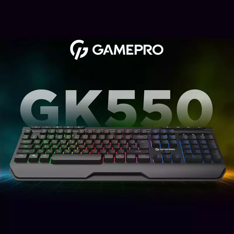 Клавіатура ігрова GamePro GK550 фото