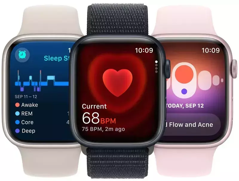 Apple Watch Series 9 41mm (PRODUCT)RED Aluminum Case with (PRODUCT)RED Sport Band - S/M (MRXG3QP/A) фото