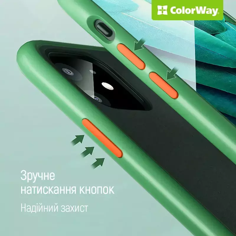 Чохол для Samsung A05S ColorWay Smart Matte Black (CW-CSMSGA057-BK) фото