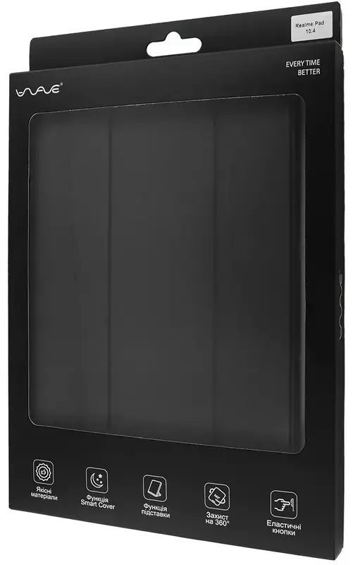 Чохол для Realme Pad 10.4 WAVE Smart Cover (black) фото