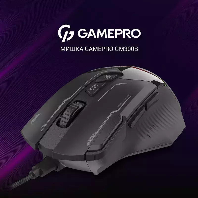 Игровая компьютерная мышь GamePro GM300B (Black) фото