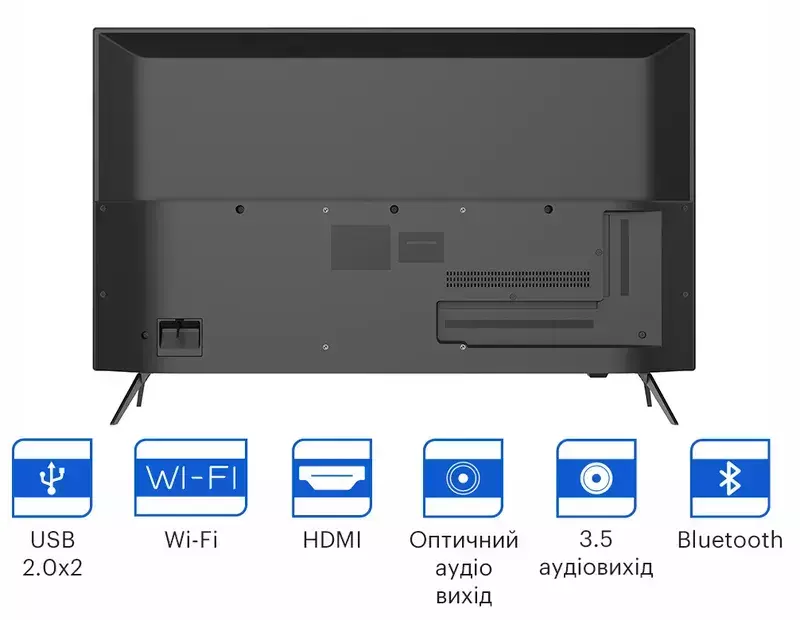 Телевізор Kivi 40" FHD Smart TV (40F750NB) фото