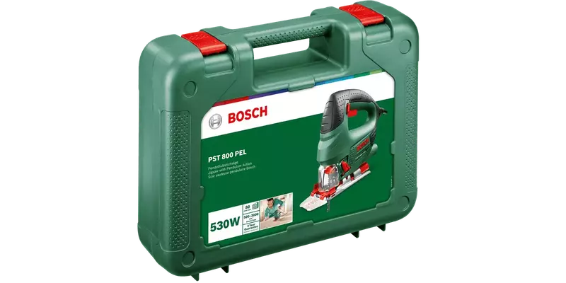 Електролобзик Bosch PST 800 PEL 530Вт з набором пилок (10 шт) фото