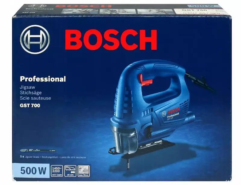 Електролобзик Bosch GST 700, 500Вт фото