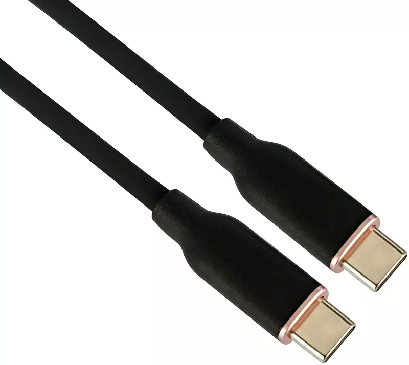 Кабель USB-C to USB-C Q.Energy 1.2m v2.0 100W чорний фото