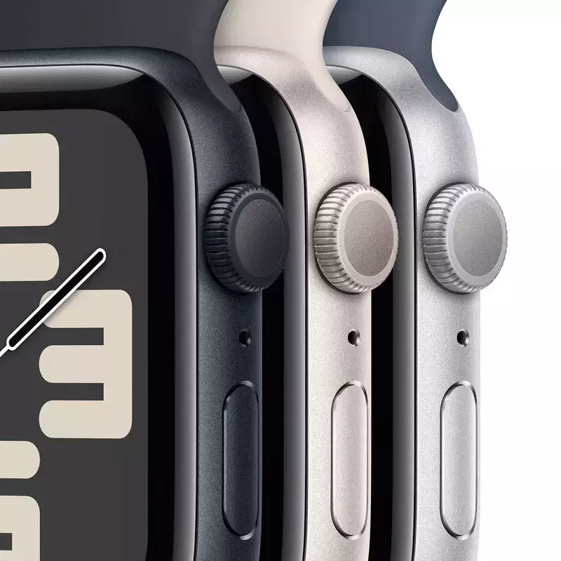 Apple Watch SE GPS 44mm Midnight Aluminium Case with Midnight Sport Loop фото