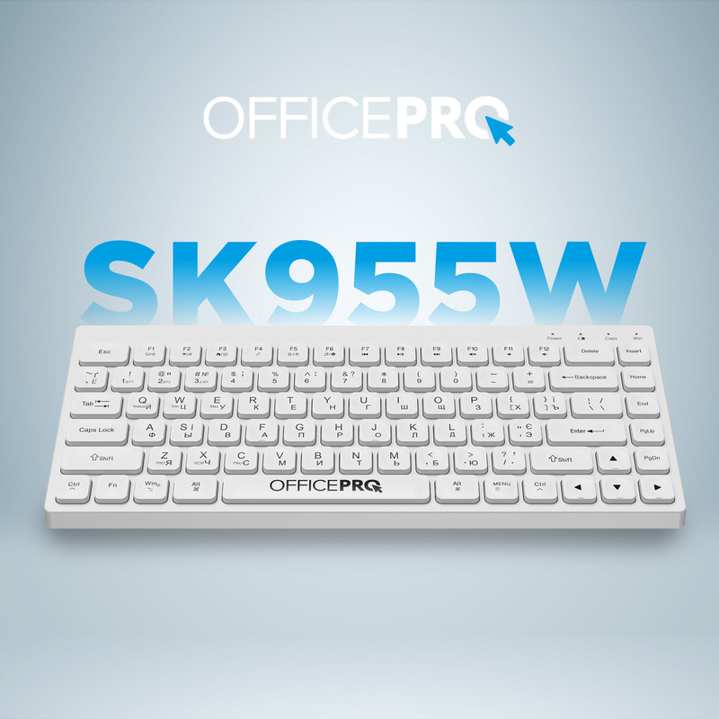 Клавіатура OfficePro SK955W фото