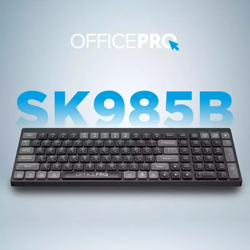 Клавіатура OfficePro SK985B фото