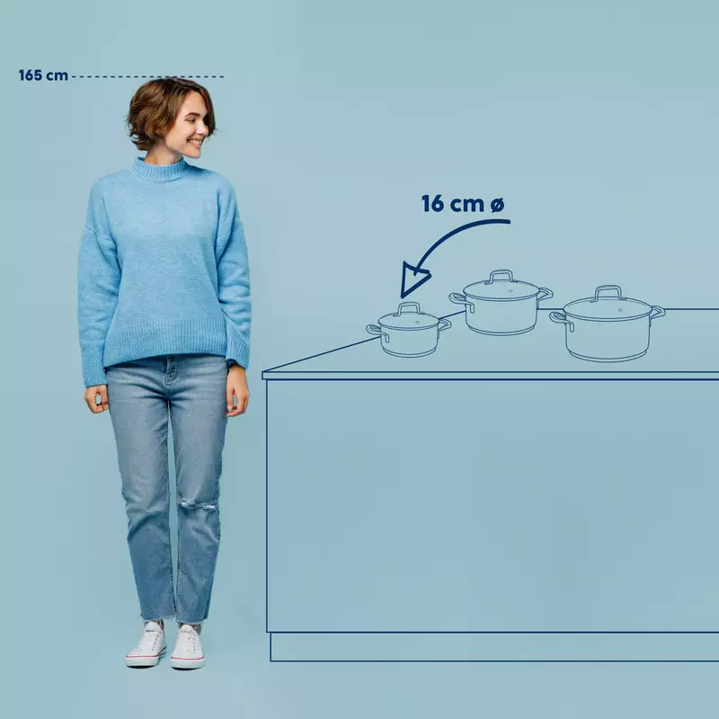 Каструля з кришкою KELA Flavoria, 16 см, 1,2 л (10171) - фото - №6