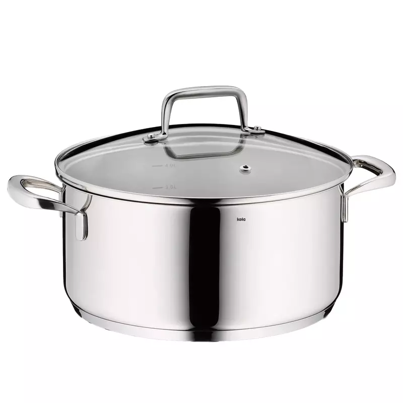 Каструля з кришкою KELA Flavoria, 24 см, 4,6 л (10173) - фото - №0
