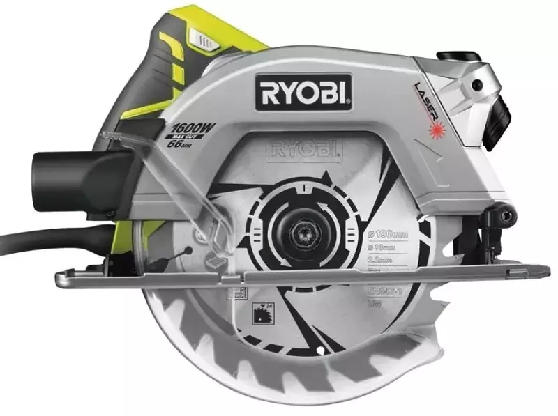 Пила дискова Ryobi RCS1600-K, 190мм, 1600Вт - фото - №1