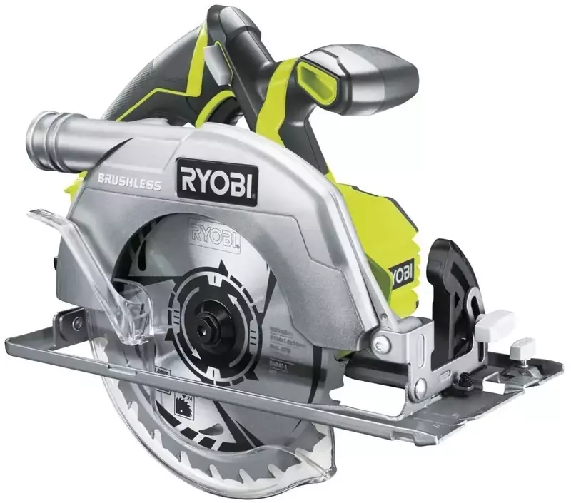 Пила дисковая аккумуляторная Ryobi ONE+ R18CS7-0, 184мм, 18V без АКБ и ЗУ фото
