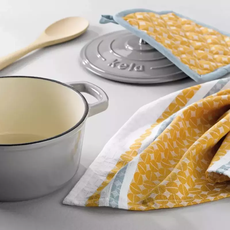 Каструля чавунна з кришкою KELA Calido, 24 см, 3,8 л (12471) чорна - фото - №12