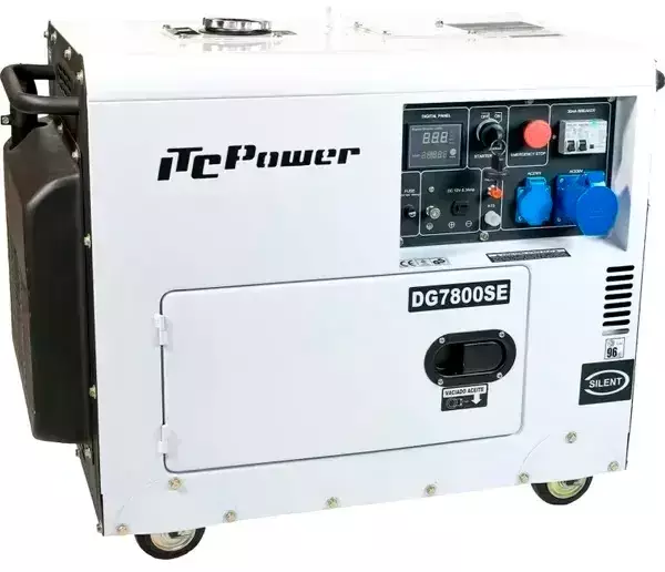 Генератор ITC POWER дизельный DG7800SE 6000/6500 W - ES фото