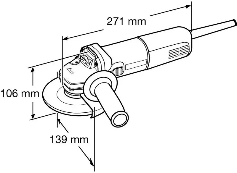 Шліфмашина кутова Makita 9558HNG, 125мм, 840Вт - фото - №9