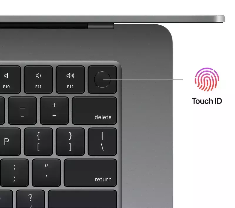 Apple MacBook Air M2 Chip 15" 8/256GB Space Gray (MQKP3) 2023 фото