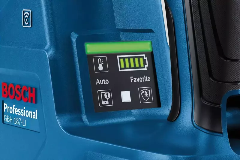 Перфоратор акумуляторний Bosch GBH 187-LI Professional 18V без АКБ та ЗП (0.611.923.020) фото