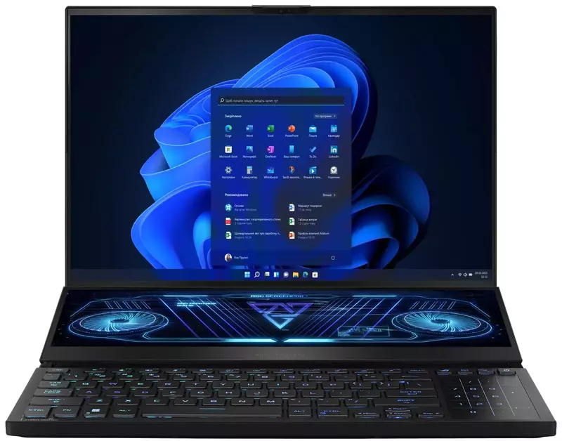 Ноутбук Asus ROG Zephyrus Duo 16 (2023) GX650PY-NM025X Black (90NR0BI1-M001H0) фото
