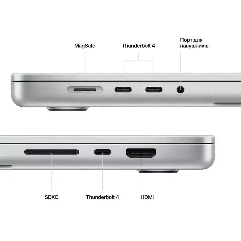 Apple MacBook Pro 16" Chip M2 Pro 19GPU/16RAM/512GB Silver (MNWC3) 2023 фото
