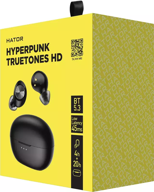 Гарнитура игровая HATOR TWS Hyperpunk Truedots HD (HTA-415) фото