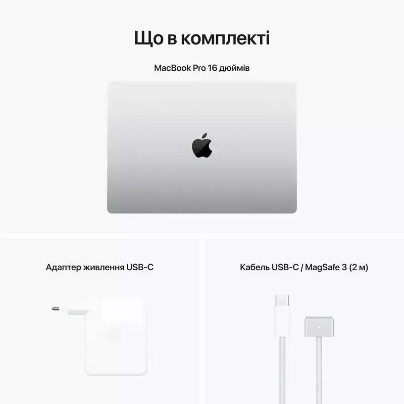 Apple MacBook Pro 16" M2 Pro 19GPU/32RAM/512GB Silver (Z1770013M) 2023 Custom фото