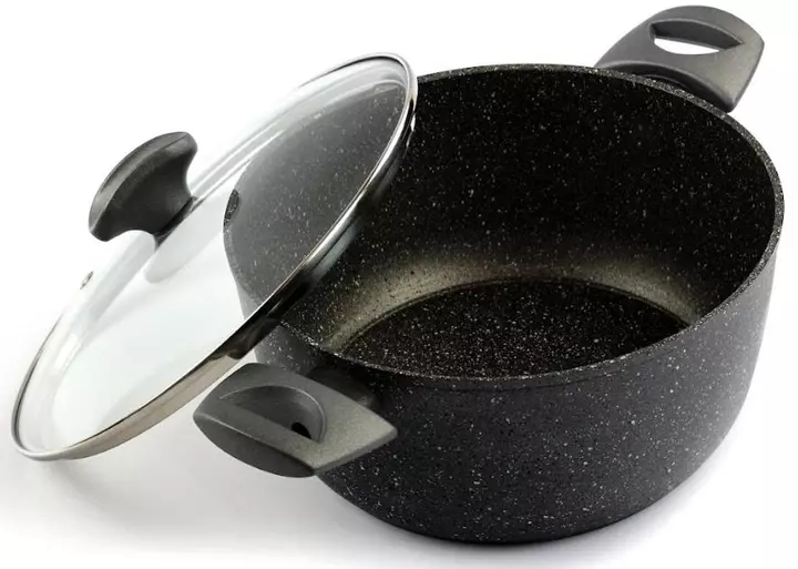 Каструля із кришкою TVS Mineralia Eco Induction 24 см, 4,5 л - фото - №3