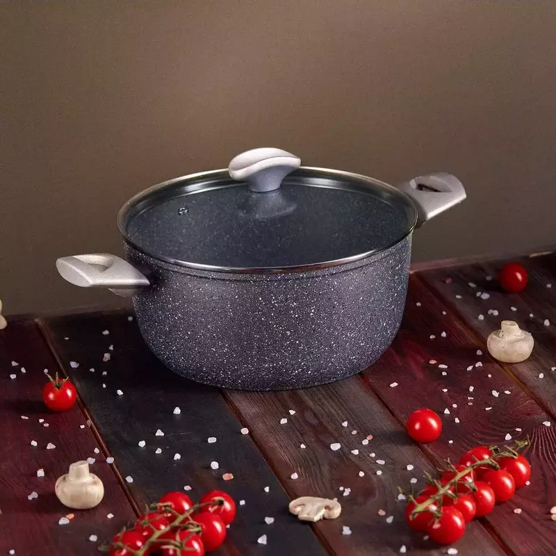 Каструля із кришкою TVS Mineralia Eco Induction 24 см, 4,5 л - фото - №8