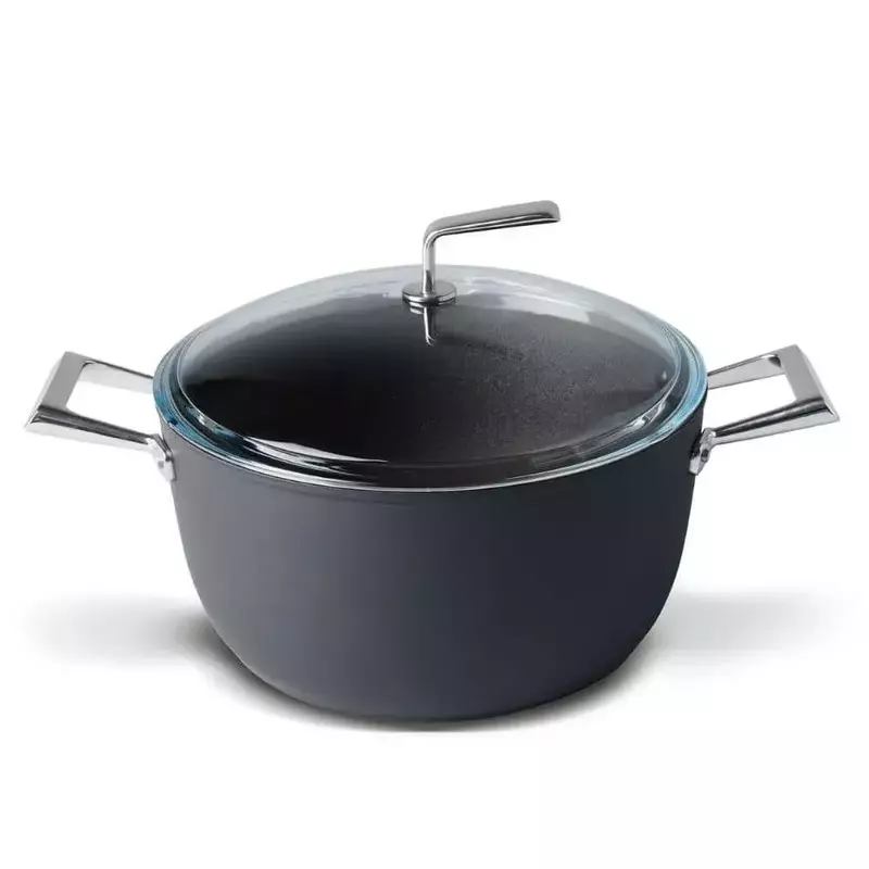 Каструля із кришкою TVS Materia Induction 24 см, 3,5 л - фото - №1