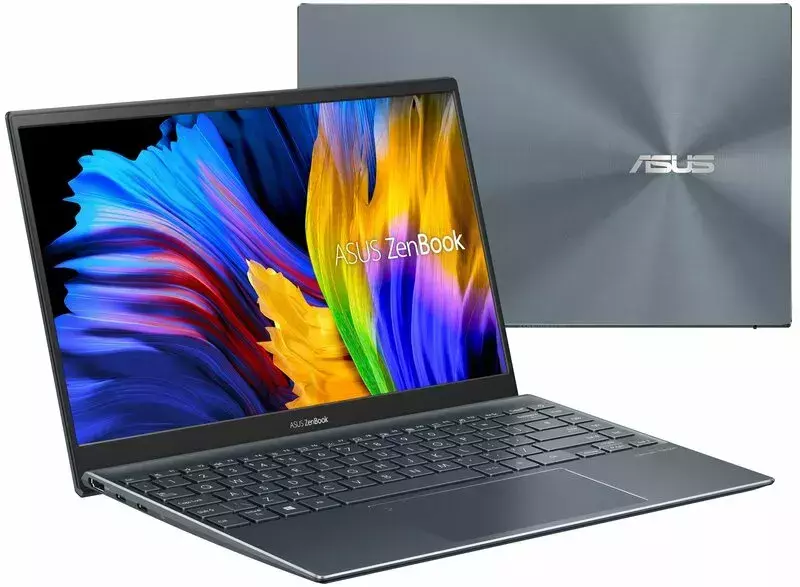 Ноутбук Asus ZenBook 14 UM425QA-KI236 Pine Grey (90NB0TV1-M00B30) фото