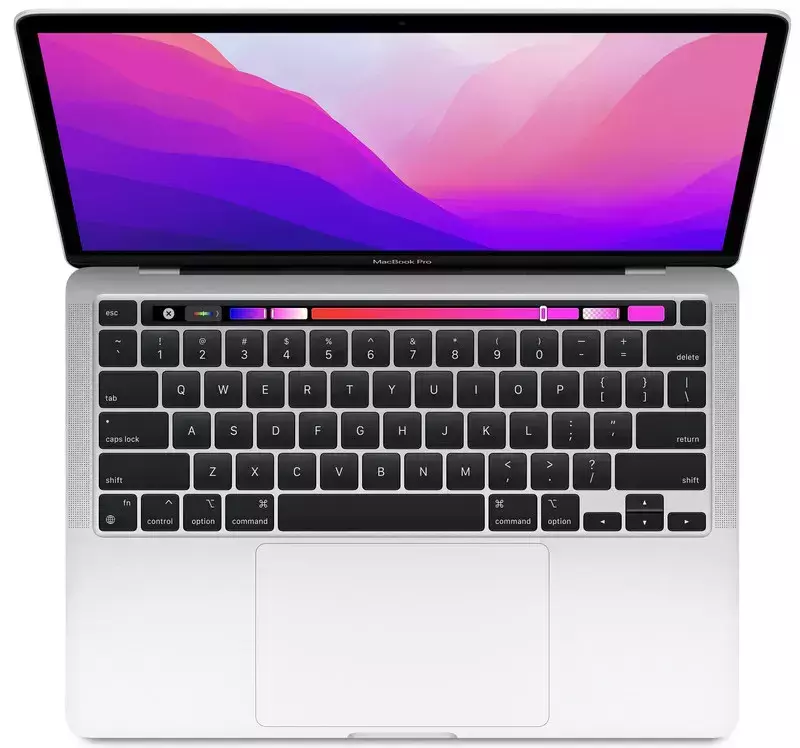 Apple MacBook Pro M2 Chip 13" 8/256GB Touch Bar Silver (MNEP3) 2022 фото