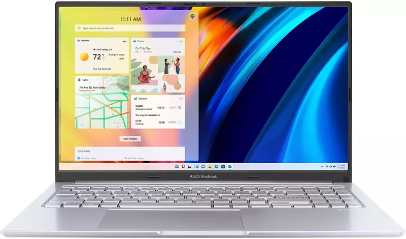Ноутбук Asus Vivobook 15X OLED M1503IA-L1039 Transparent Silver (90NB0Y62-M001F0) фото