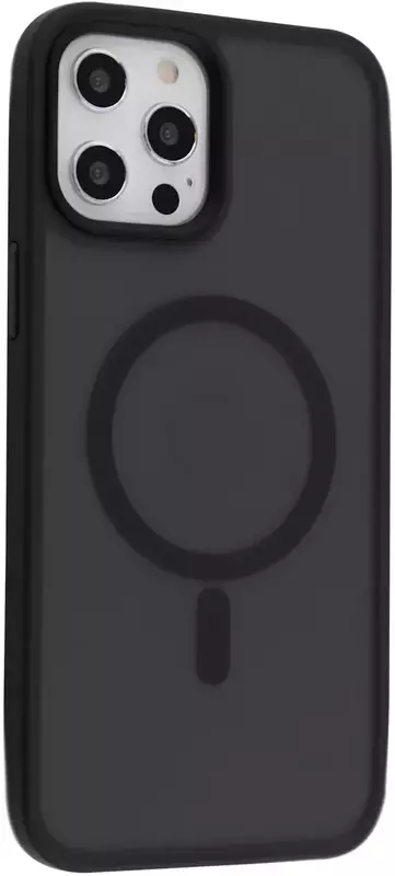 Чохол для iPhone 12 Pro Max WAVE Matte Insane Case with MagSafe (black) - фото - №0