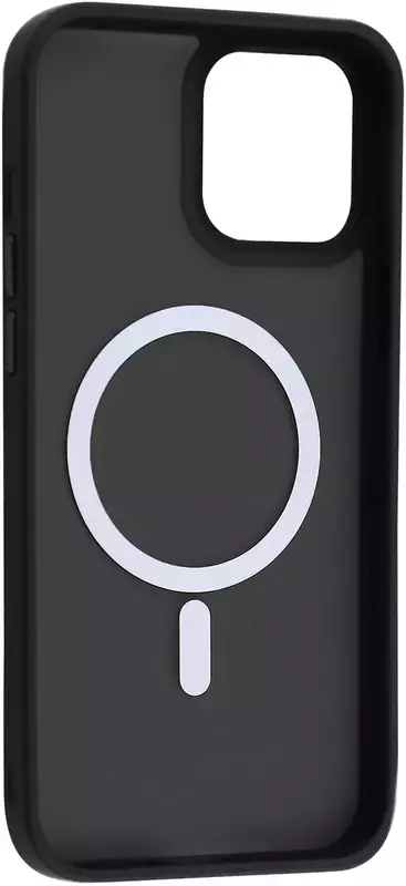 Чохол для iPhone 12 Pro Max WAVE Matte Insane Case with MagSafe (black) - фото - №1